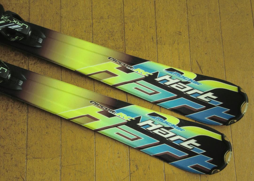 ■■最終特価■ハート■ジュニア用スキー4点セット■板127/靴23■WAX済■■