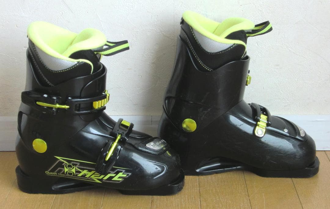 ■■最終特価■ハート■ジュニア用スキー4点セット■板127/靴23■WAX済■■