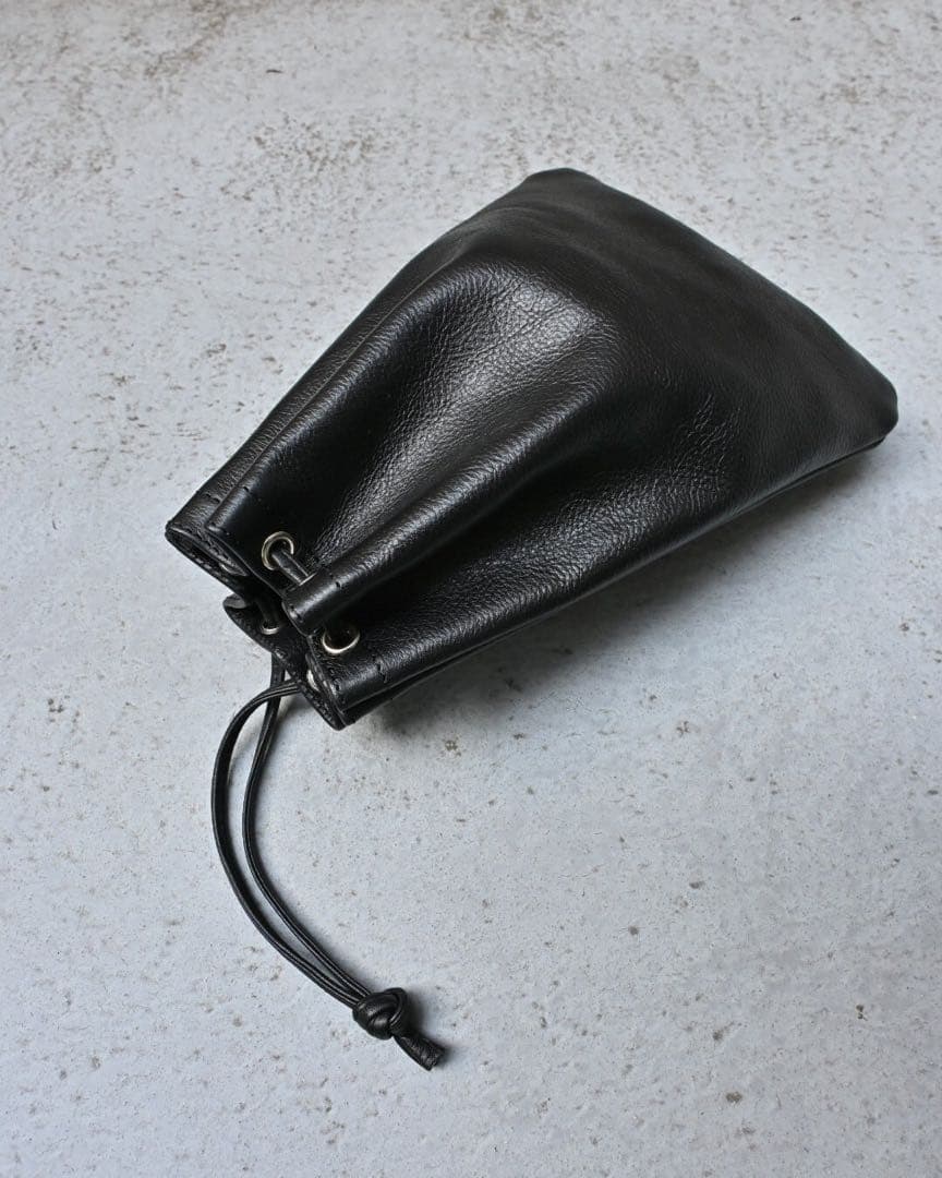 【完売品】LOMEI 巾着バッグ DRAWSTRING BAG レザー