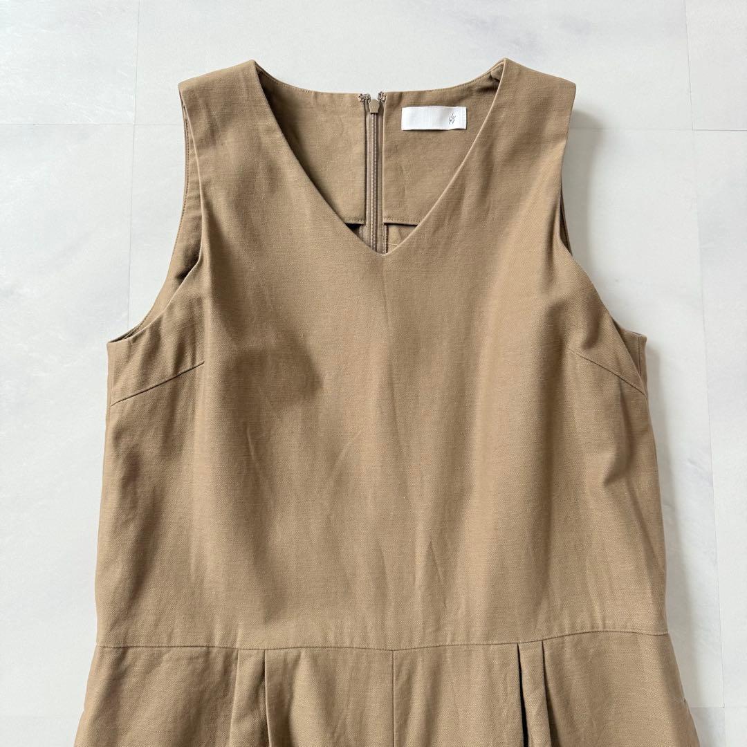 かぐれ　サロペット　オールインワン　コットン100% ベージュ