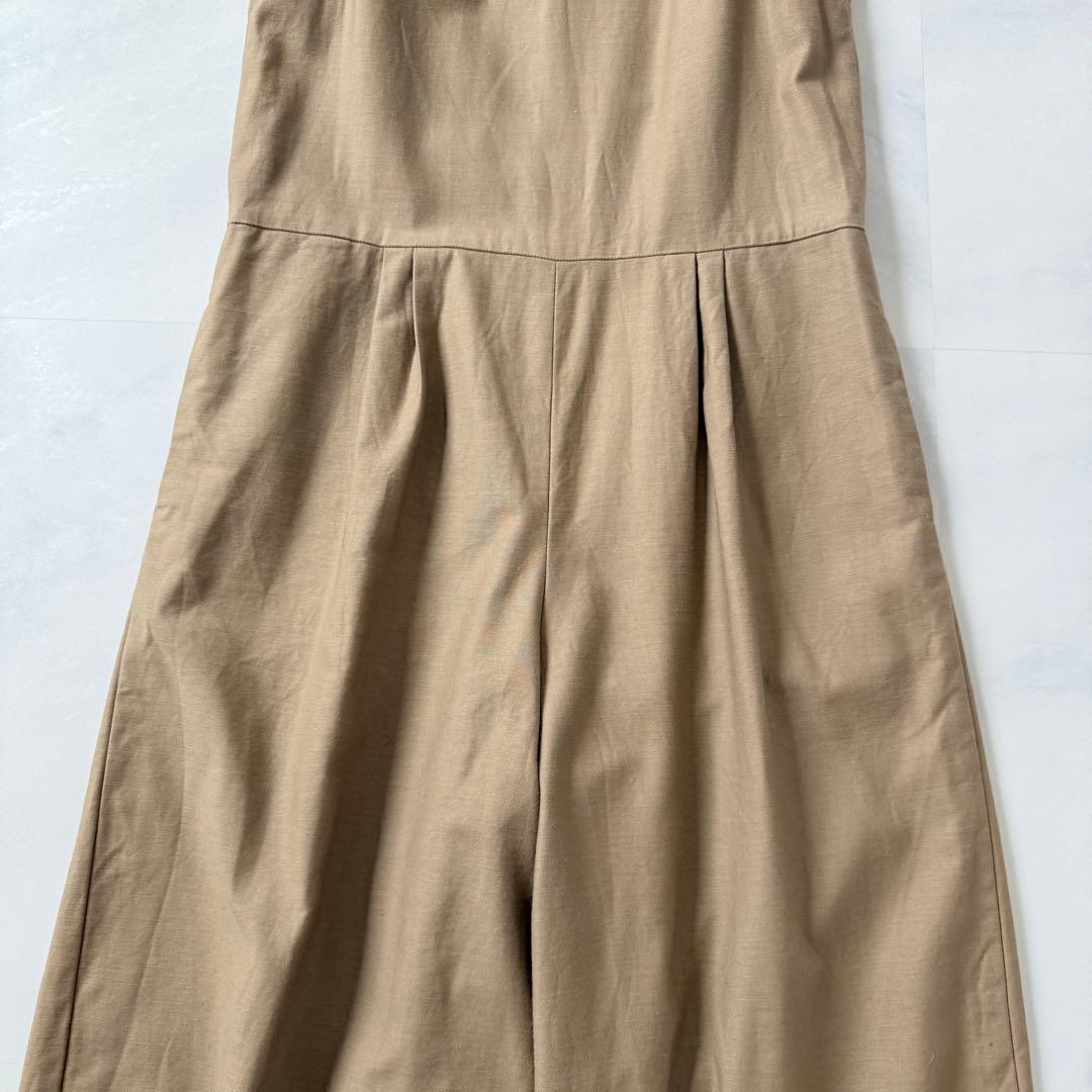 かぐれ　サロペット　オールインワン　コットン100% ベージュ