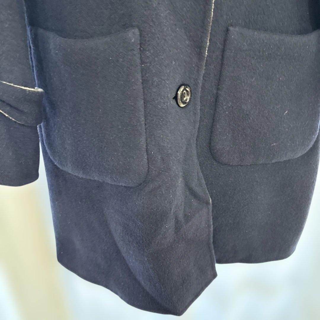 RayBLUE LABELCRESTBRIDGE リバーシブルウールコート