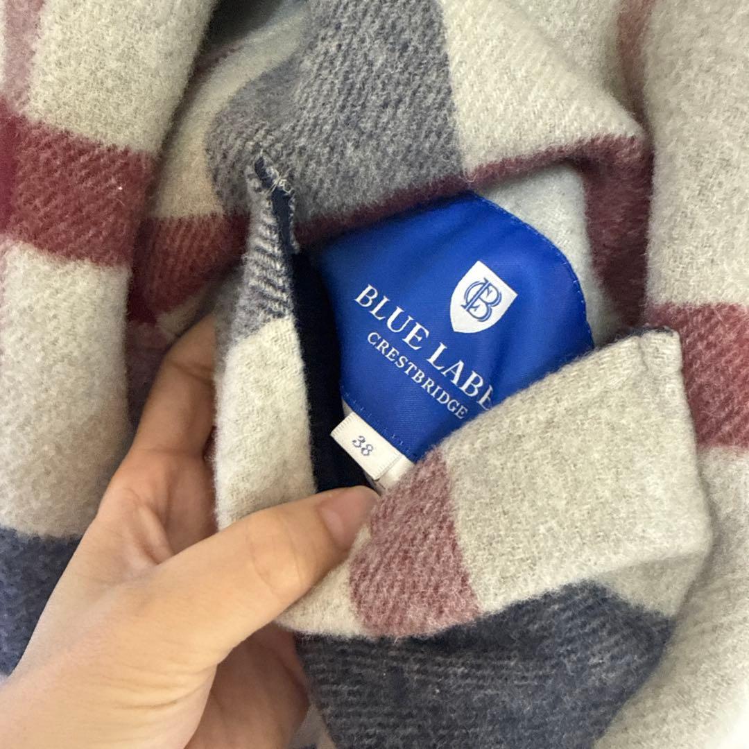 RayBLUE LABELCRESTBRIDGE リバーシブルウールコート