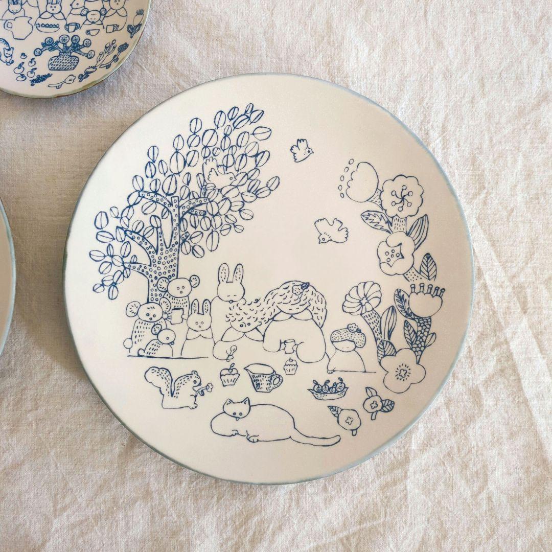 新品未使用 ミシャコシャさんの小皿と豆皿4点セット① 作家もの