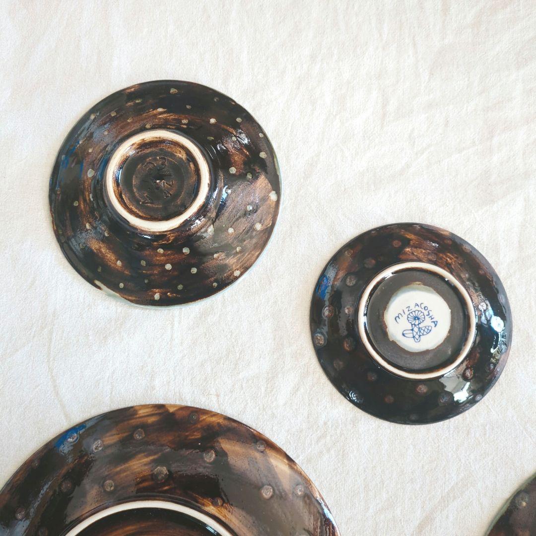 新品未使用 ミシャコシャさんの小皿と豆皿4点セット① 作家もの