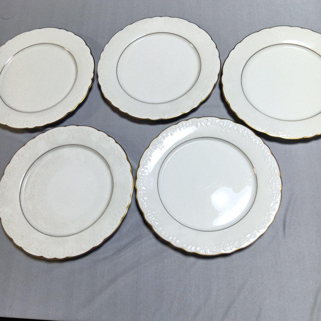 ぶんぶん　ノリタケ「ゴールドライン」プレート、大倉陶園ゴールドラインセット