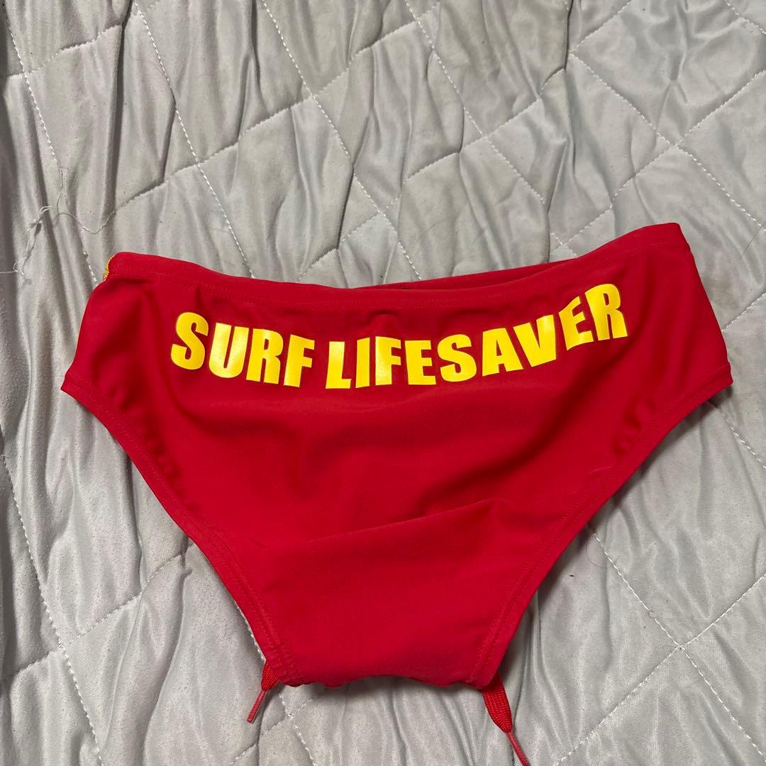 プ*ム様 speedo 競泳水着 赤 Lifesaving Japan