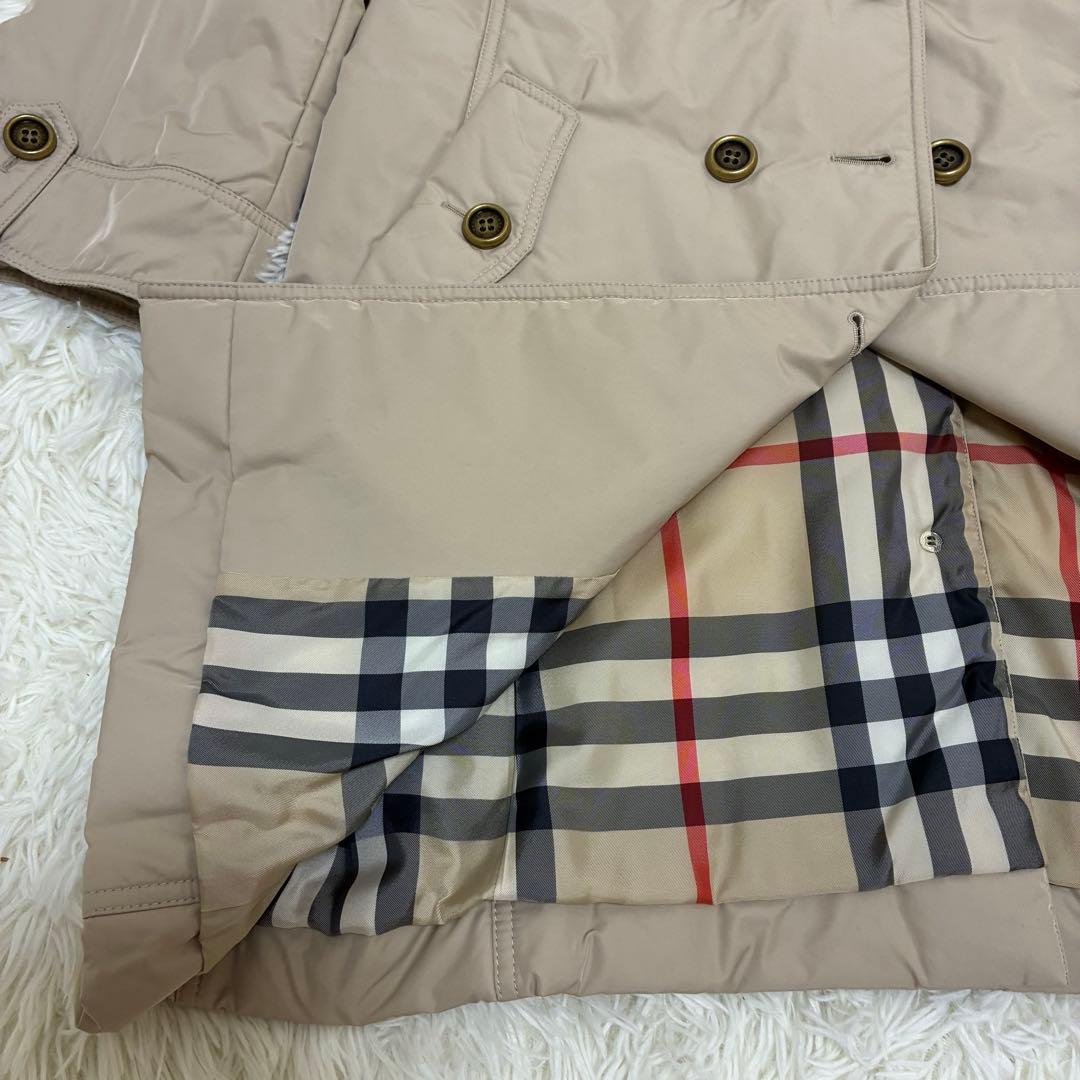 BURBERRY LONDON　トレンチコート　メガチェック　ポリエステル　40