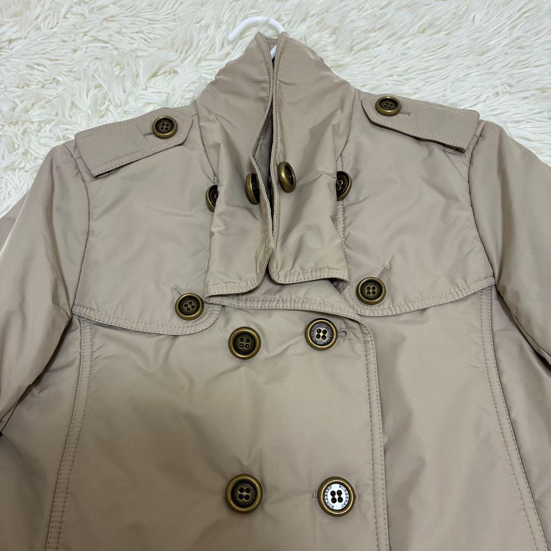 BURBERRY LONDON　トレンチコート　メガチェック　ポリエステル　40