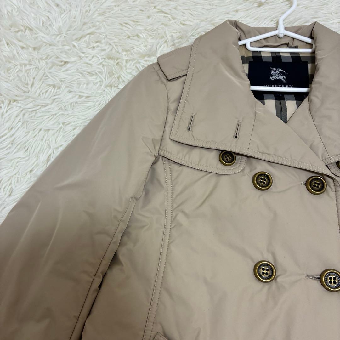 BURBERRY LONDON　トレンチコート　メガチェック　ポリエステル　40