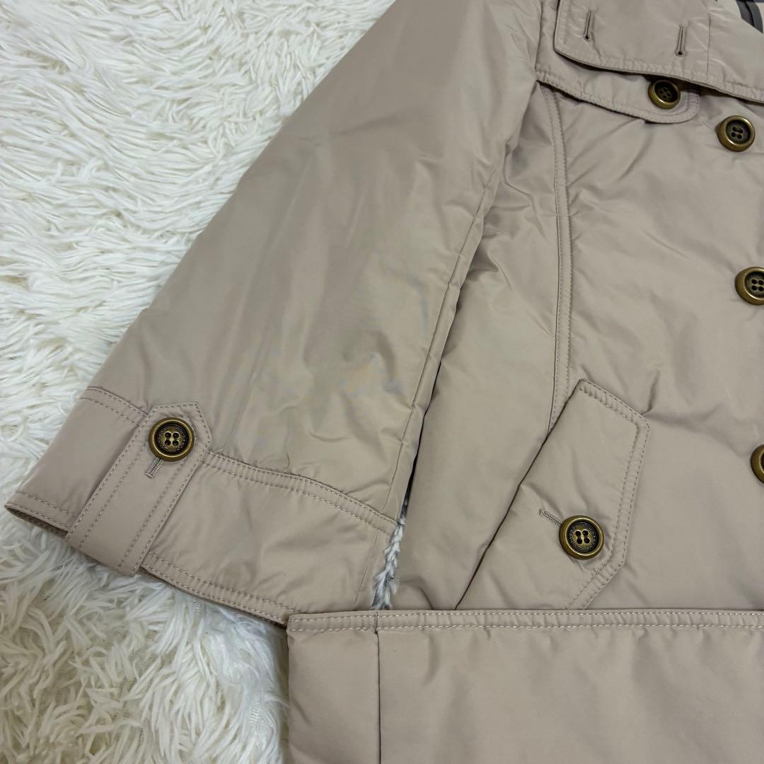BURBERRY LONDON　トレンチコート　メガチェック　ポリエステル　40