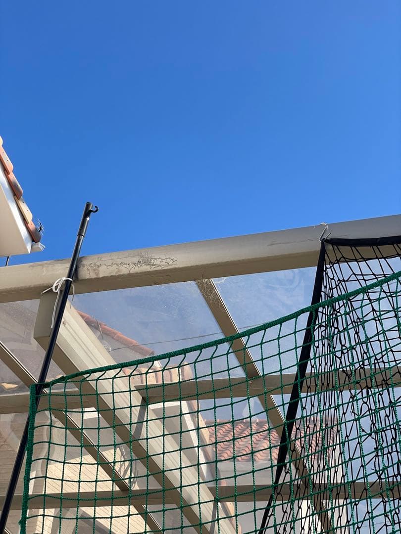 値下げ★バッティングネット 練習用具 【自宅のカーポートをご利用して設置出来る】