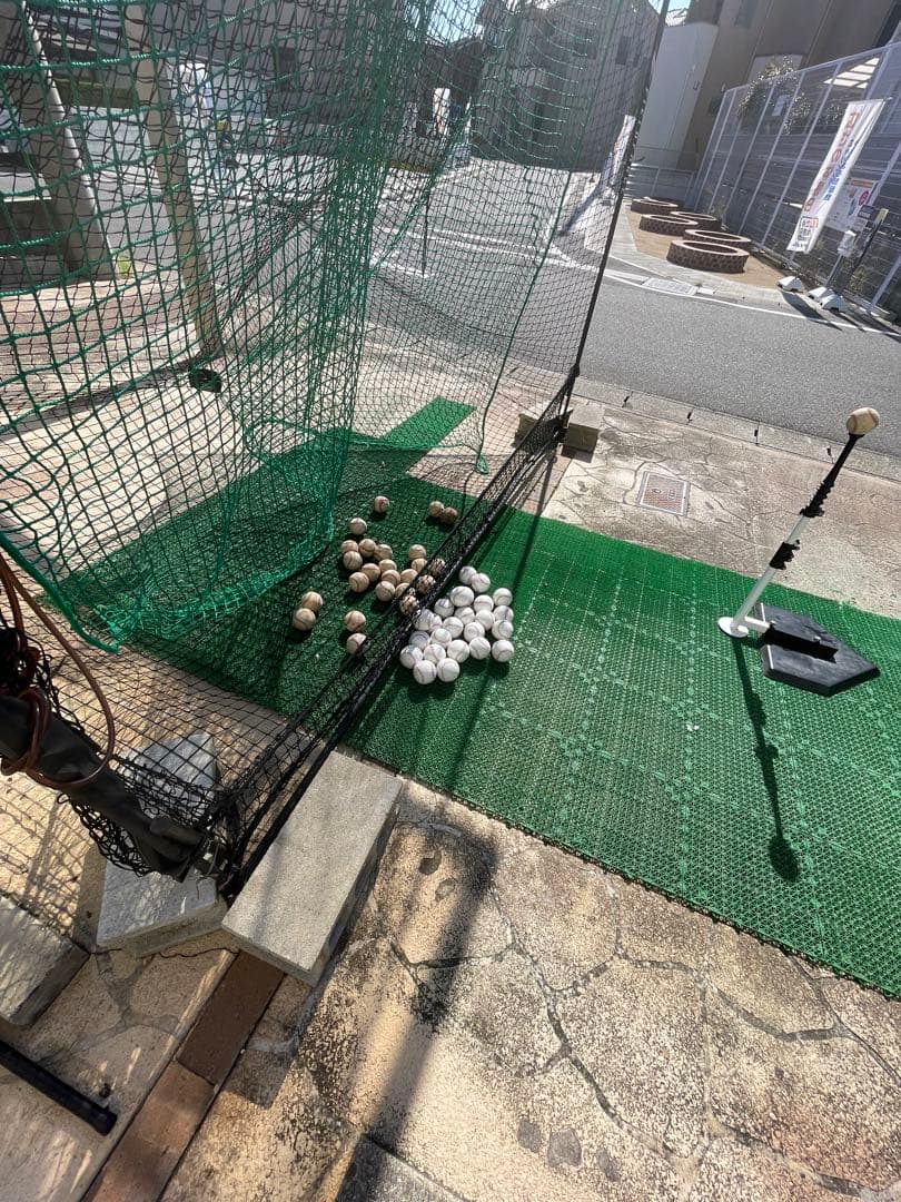 値下げ★バッティングネット 練習用具 【自宅のカーポートをご利用して設置出来る】