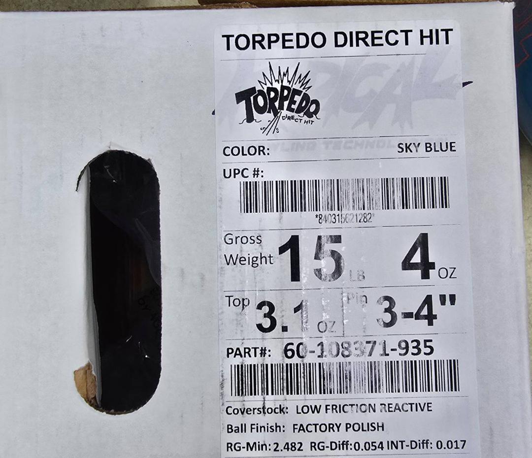 【a様ドリル有り】❝トーピドダイレクトヒット❞　ラディカル　ボウリング