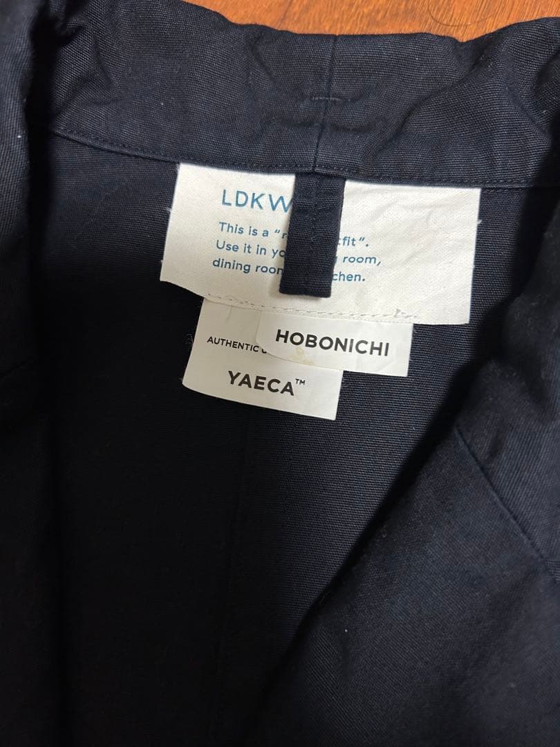 YAECA ほぼ日 ldk ware コート ワンピース　ネイビー