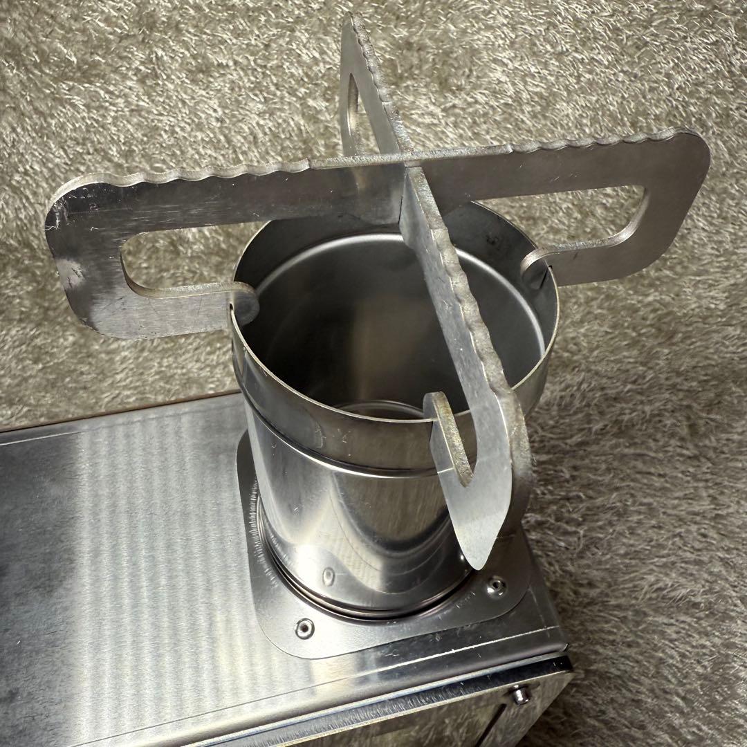 【新品未使用】ステンレス ミニ薪ストーブ 収納バッグ付き