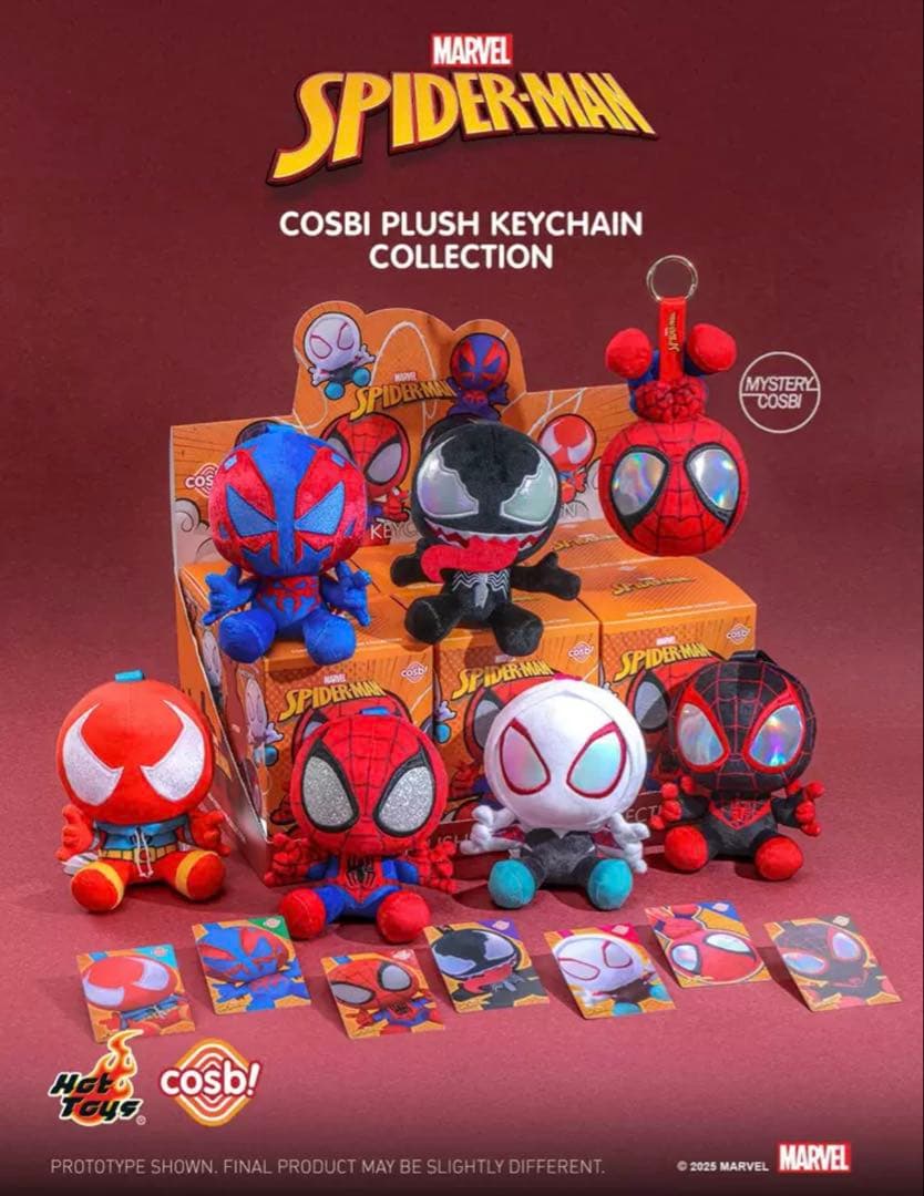 Marvel スパイダーマン コスビ キーチェーンBOX