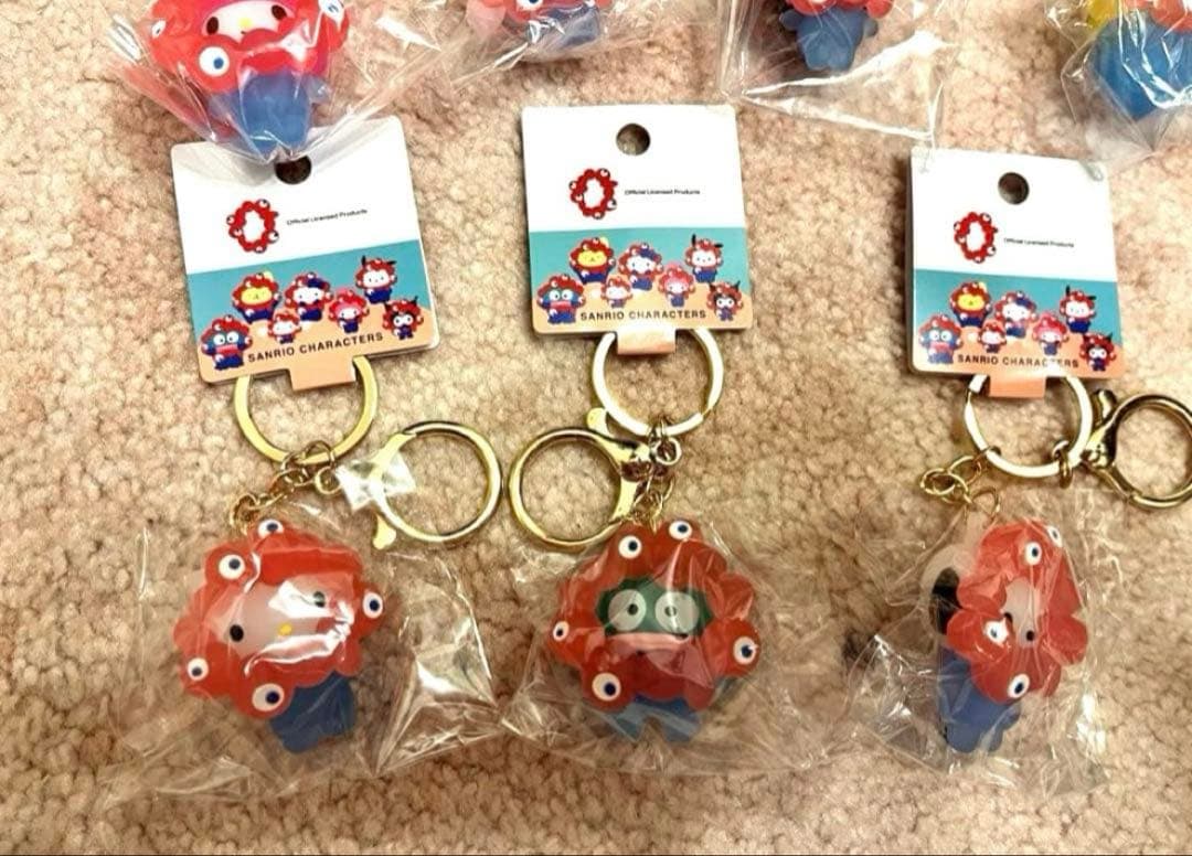 サンリオ　ミャクミャクなりきり立体クリア7種類コンプセット