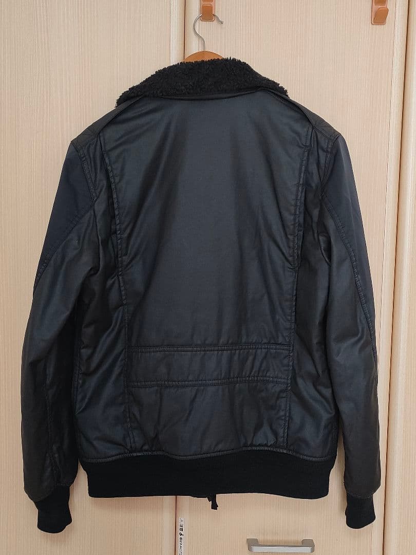 極美品 ユニクロ KM ミリタリー フライトジャケット ブルゾン Lサイズ 黒