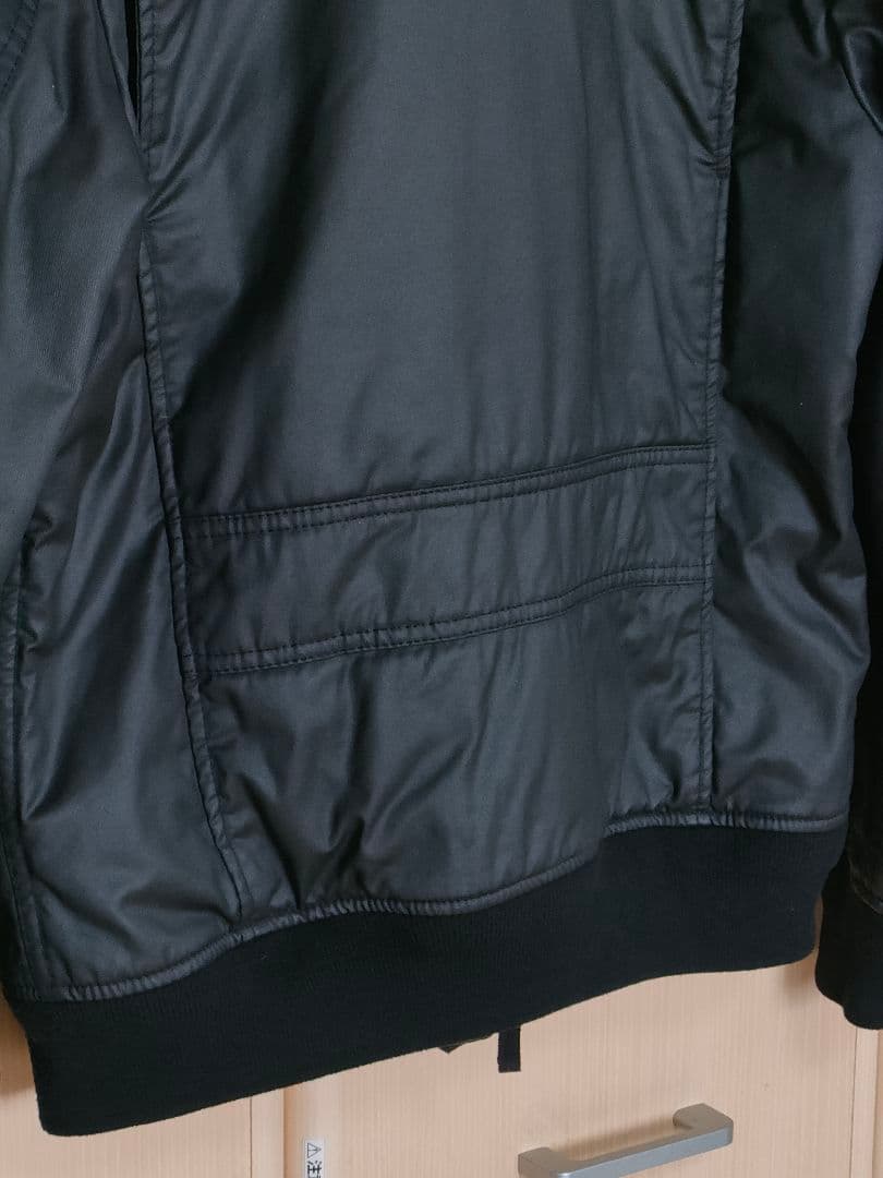 極美品 ユニクロ KM ミリタリー フライトジャケット ブルゾン Lサイズ 黒