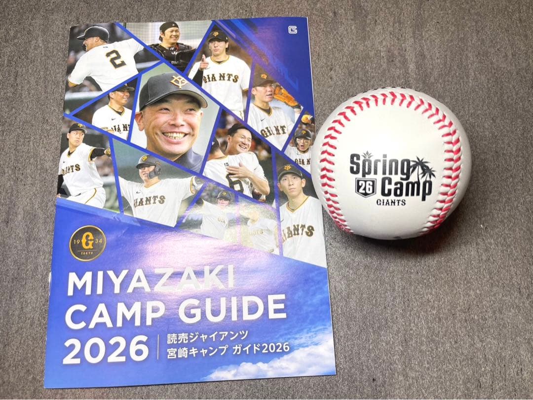 巨人 ジャイアンツ 田中将大 直筆サインボール 2026宮崎キャンプ限定