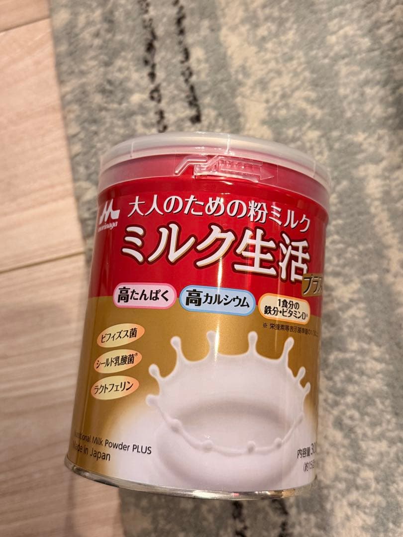 森永乳業 大人のための 粉ミルク ミルク生活 300g 約15回分×6缶 セット