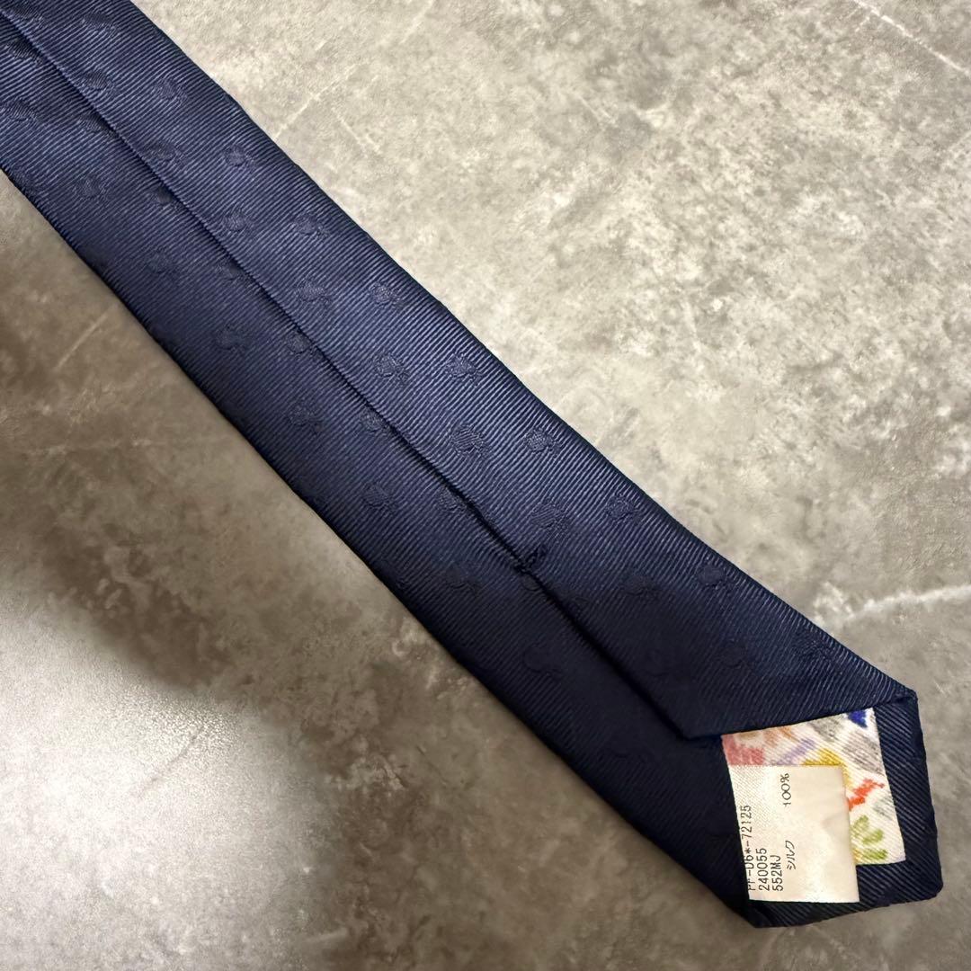 【✨美品✨】Paul Smith ポールスミス ネクタイ ロゴ うさぎ ネイビー