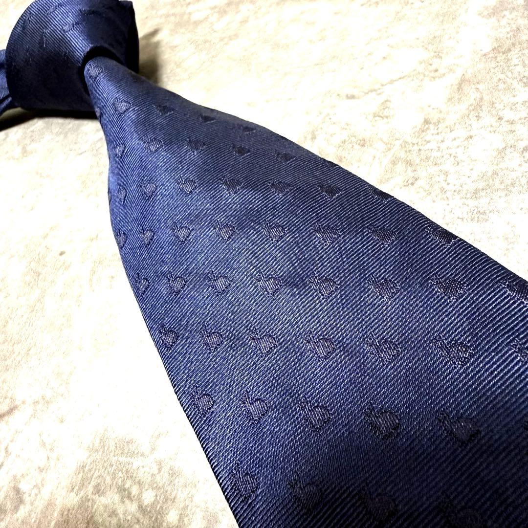 【✨美品✨】Paul Smith ポールスミス ネクタイ ロゴ うさぎ ネイビー