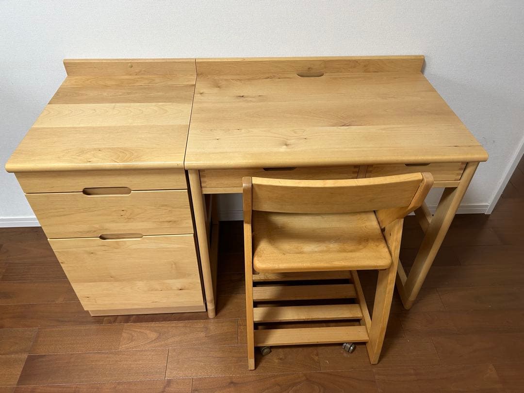 【コタロン　即日発送　纏め割引有り】木製デスクセット2セット　直接引取り