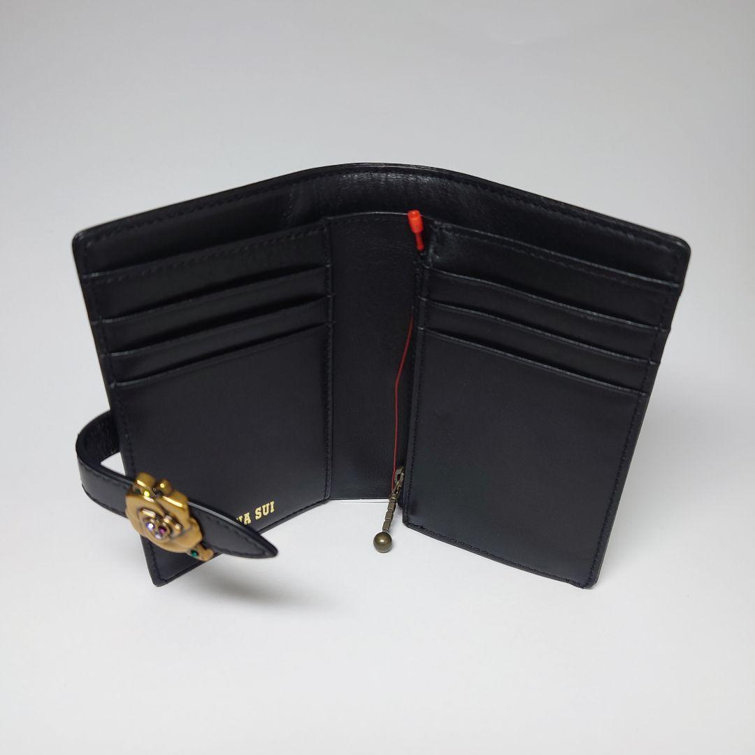 【新品タグ付き】アナスイ ブルボン二つ折り財布 ブラック
