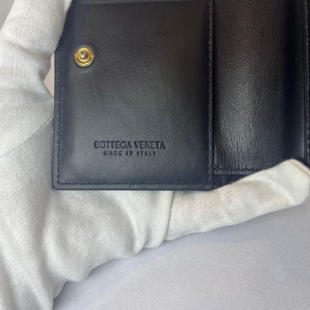 BOTTEGA VENETA カセット 二つ折り 財布 美品 ボッテガ ブラック