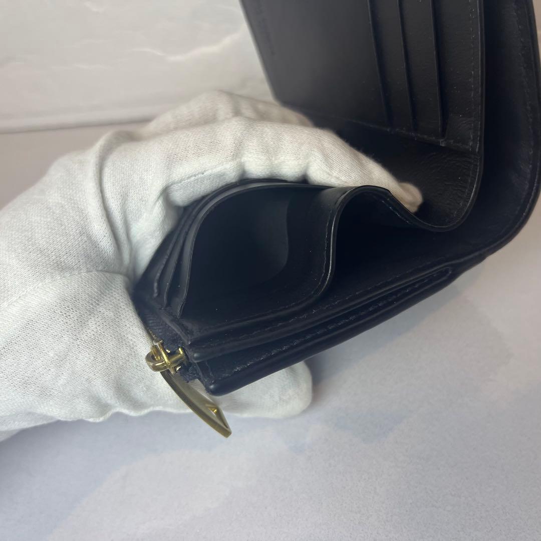 BOTTEGA VENETA カセット 二つ折り 財布 美品 ボッテガ ブラック