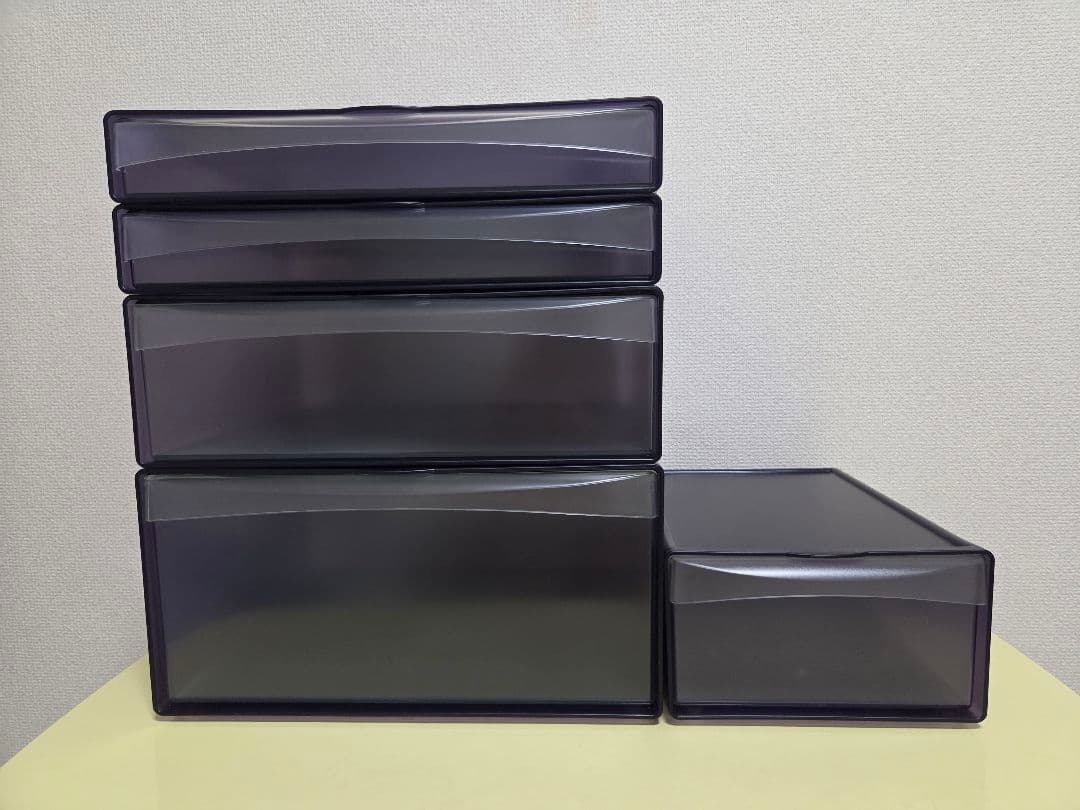 【新品・未使用】タッパーウェア システムドロワー 5個セット