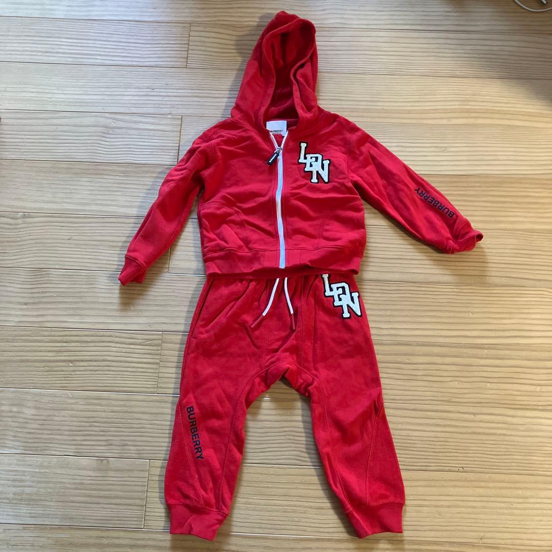 ぞ*ん様 BURBERRY セットアップ　92㎝　2Y