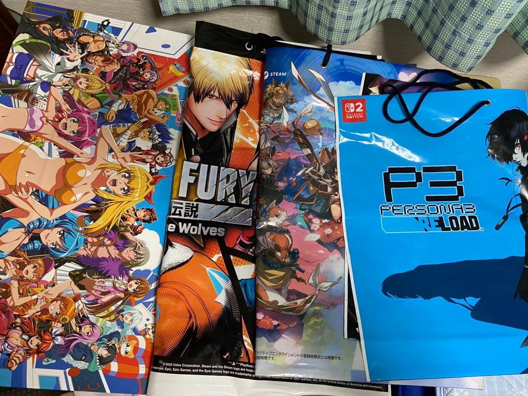 TGS EVO ニコ超 ノベルティ グッズ 大量 ゲームショウ ステッカー等