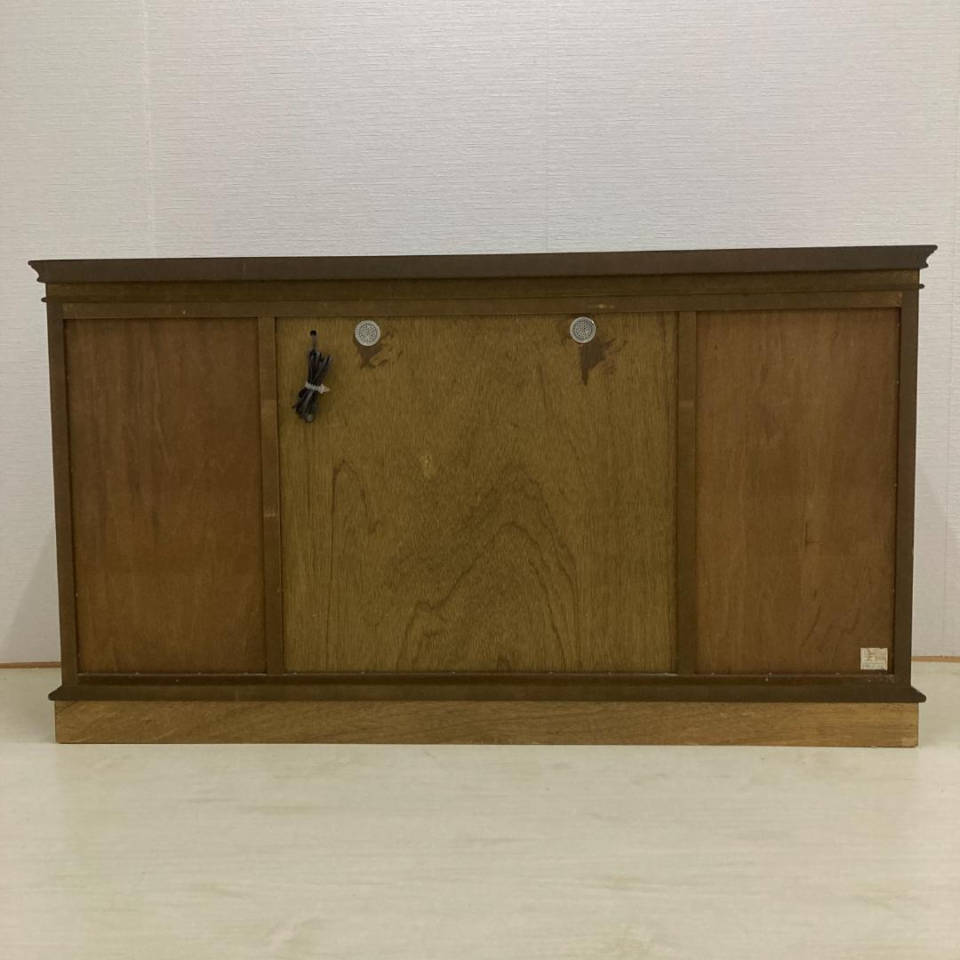 【マルニ】照明付き　サイドボード　キャビネット　飾り棚　リビングボード