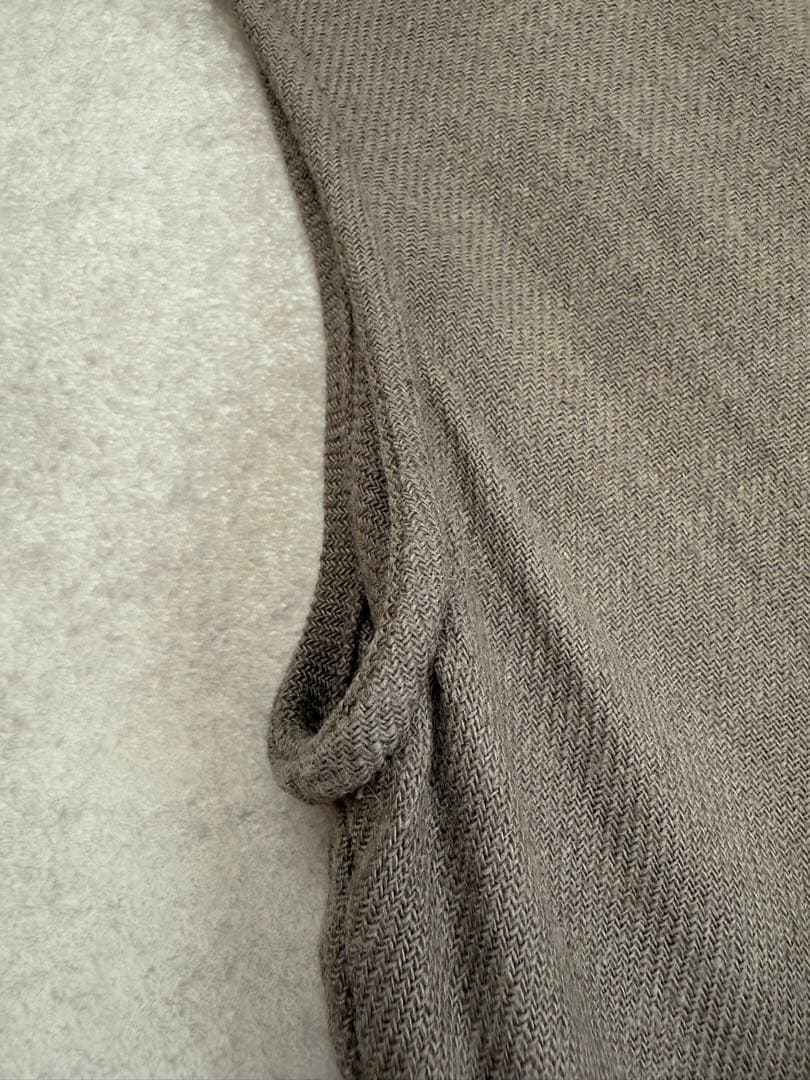 evam eva 定価35200円　リネンウールサロペット　エヴァムエヴァ