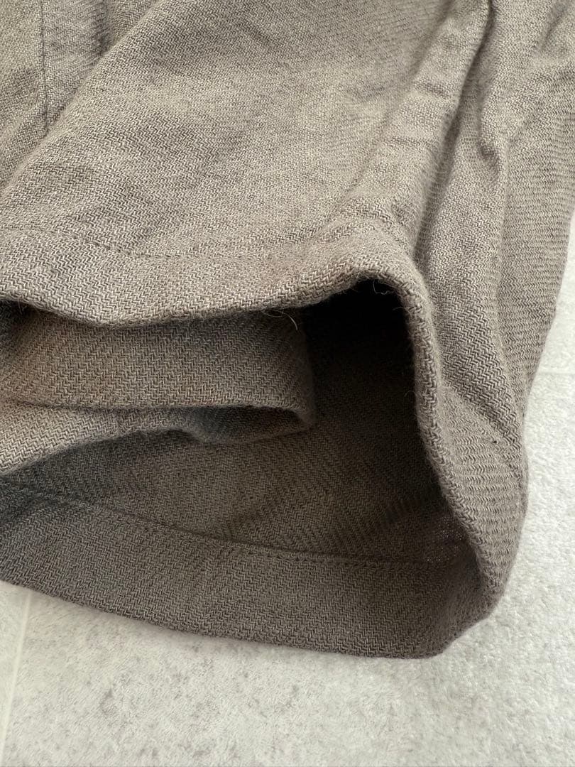 evam eva 定価35200円　リネンウールサロペット　エヴァムエヴァ