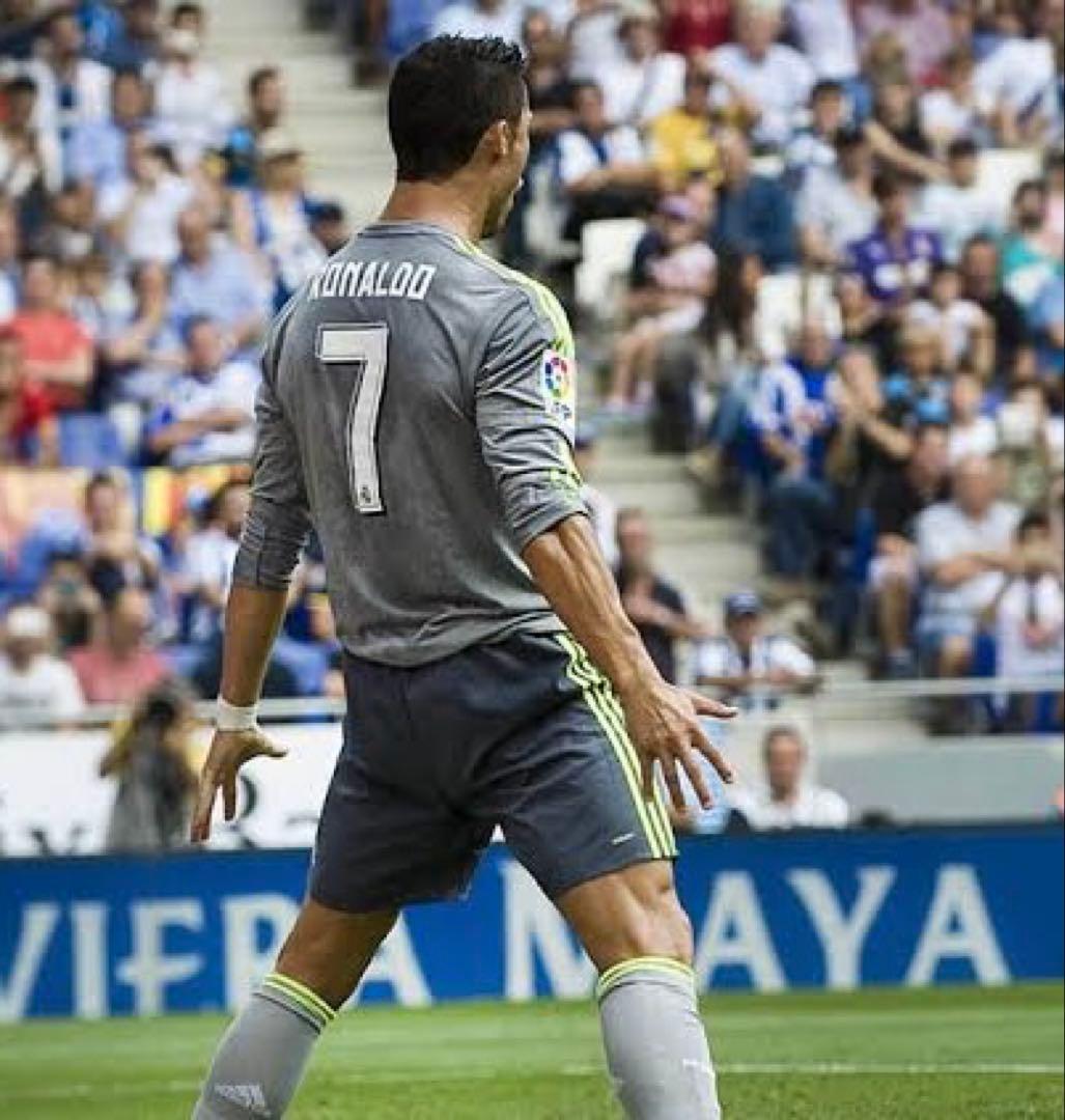 ラリーガアディダスレアル・マドリードサッカーユニフォーム15ロナウド16アウェイ