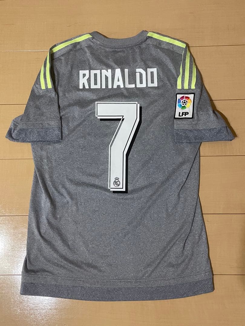ラリーガアディダスレアル・マドリードサッカーユニフォーム15ロナウド16アウェイ