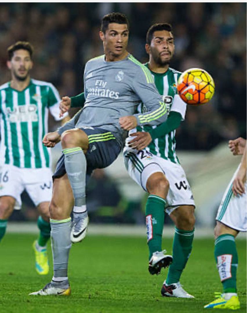 ラリーガアディダスレアル・マドリードサッカーユニフォーム15ロナウド16アウェイ