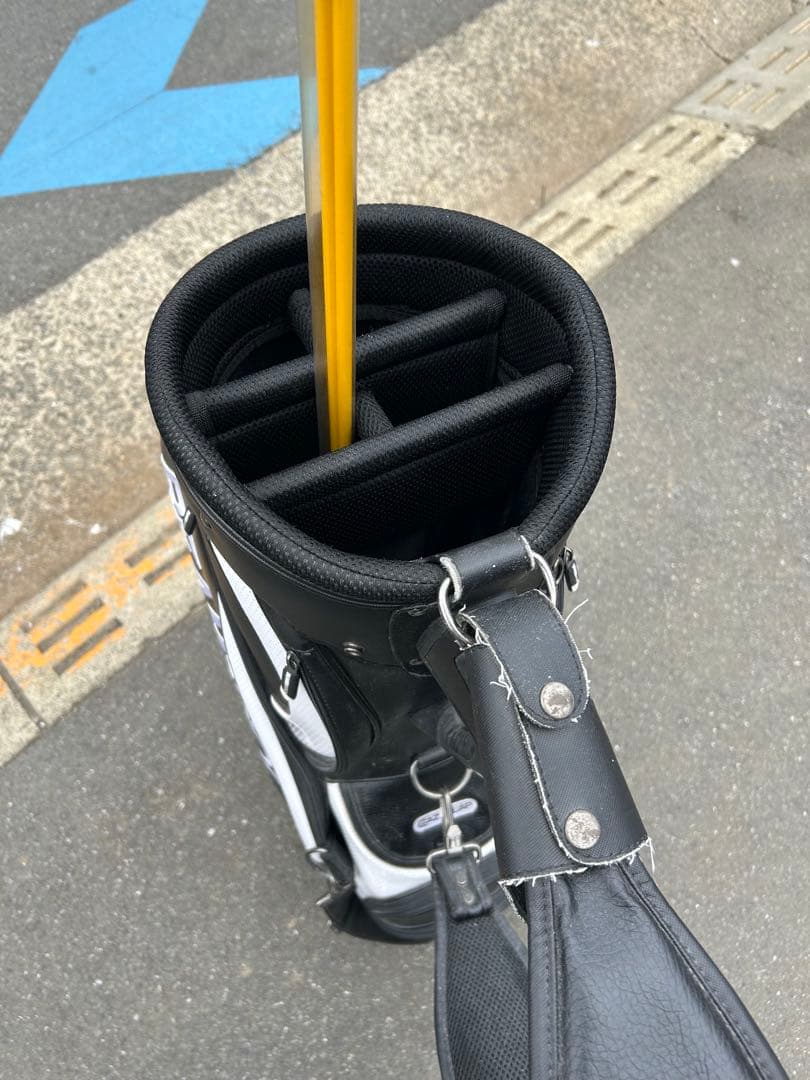 【超希少品】BEAMS GOLF キャディバッグ ブラック/ホワイト