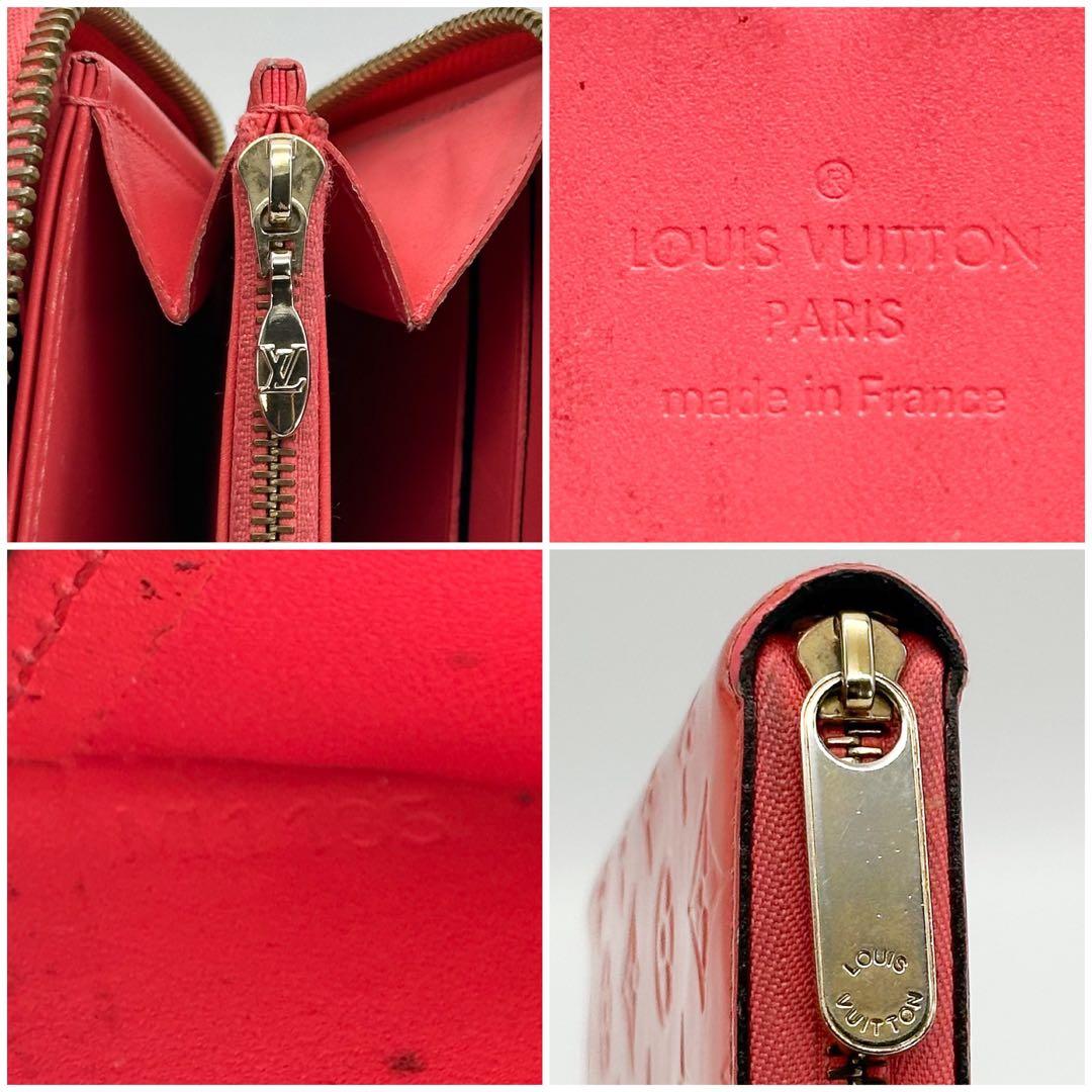 ルイヴィトン ジッピーウォレット ヴェルニ モノグラム　ラウンド 長財布