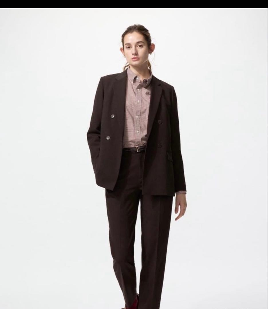 今季即完売 UNIQLO ダブルジャケット S 試着のみ