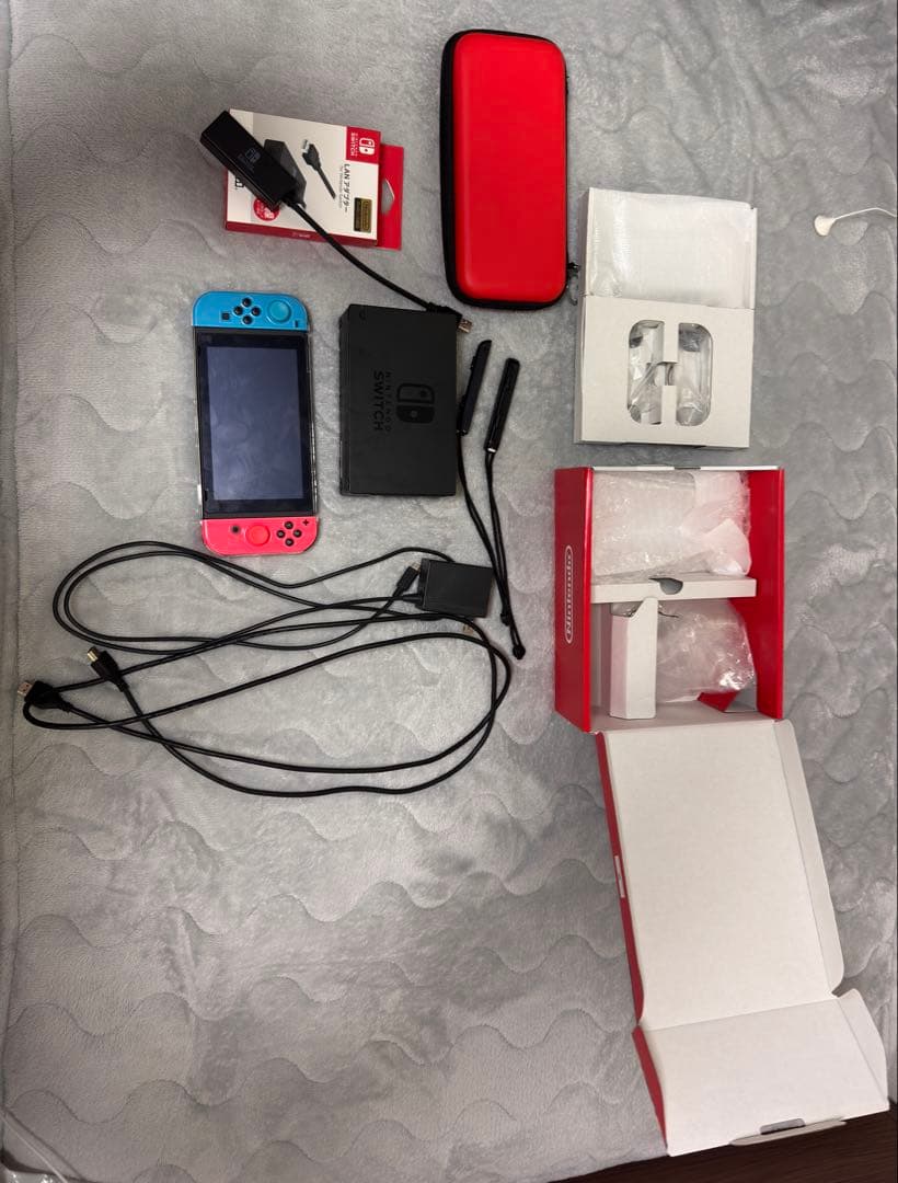 Nintendo Switch 本体セット バッテリー強化版 LANアダプター付