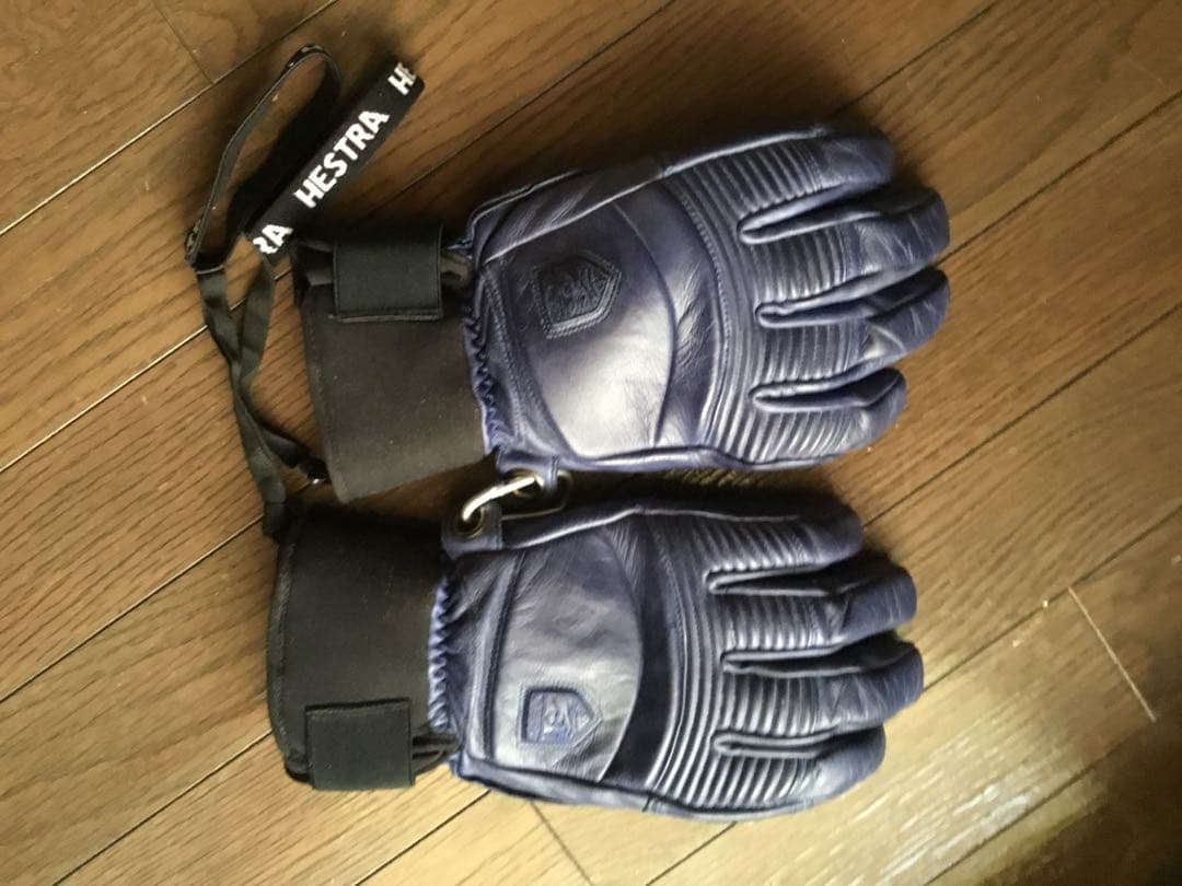 Hestra ネイビー スキーグローブ　中古