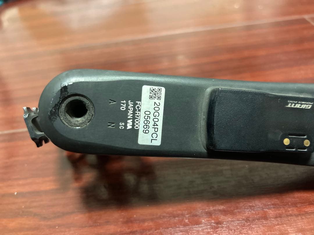 SHIMANO 105 GIANTパワーメーター52-36T 170mm