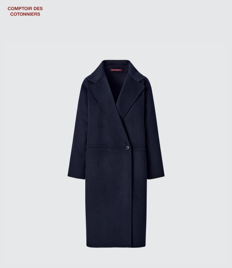 N*h様 美品✨コントワーデコトニエ☓ユニクロ ダブルフェイス カシミアロングコ