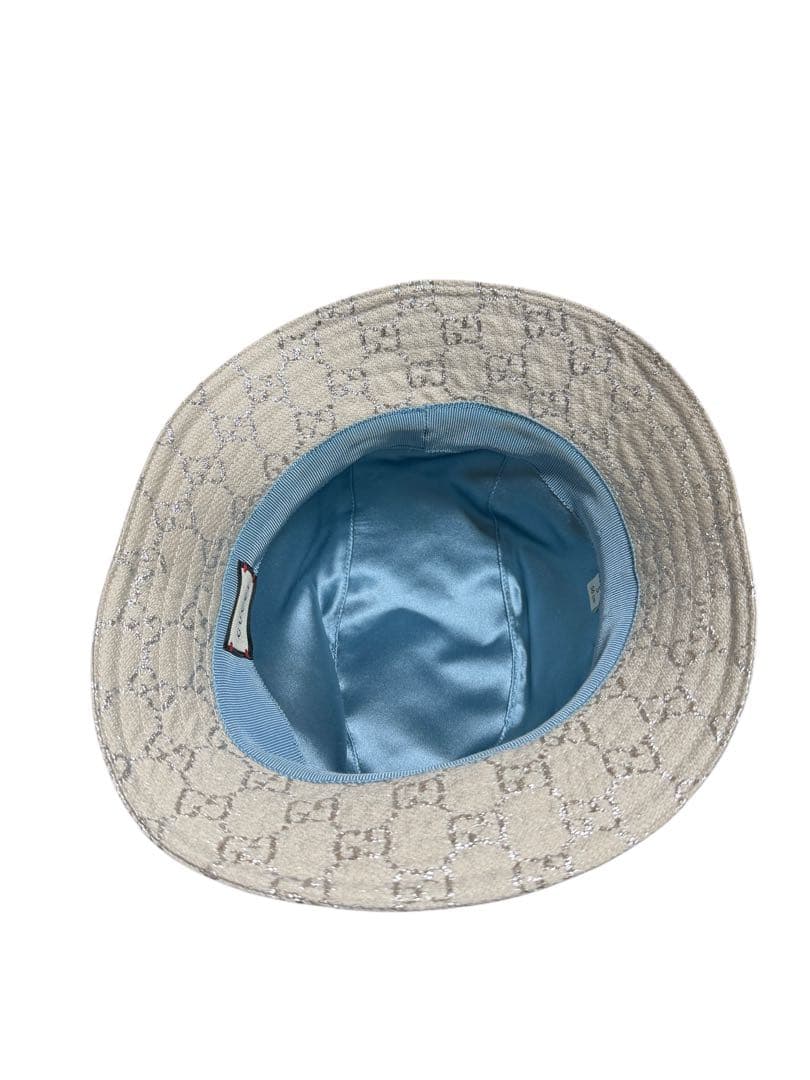 帽子 GUCCI GG Lame Bucket Hat 631951