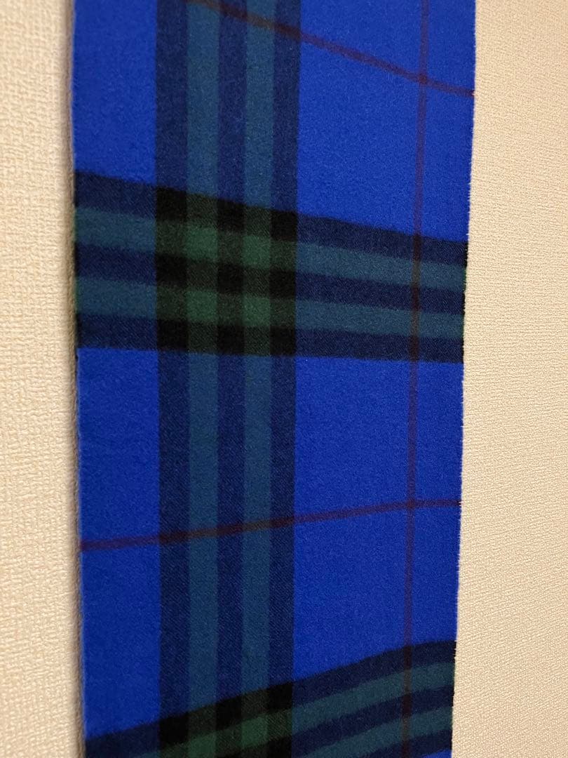 BURBERRY　バーバリー　マフラー　カシミア100％　ナイトアイビー　美品